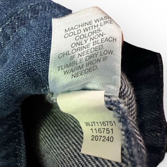 J Jill denim  Button-Down long sleeve Jean Jacket Size Small front pockets - Picture 7 of 7